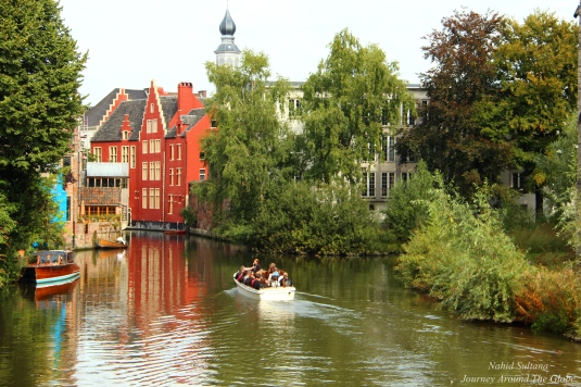 Historic district of Gent, Belgium
