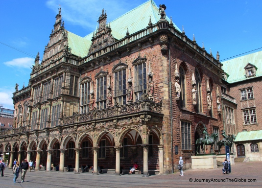 A UNESCO World Heritage site of Bremen - Bremen Rathaus or Town Hall (Germany)