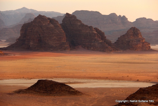 Amazing landscape of Wadi Rum, Jordan - it does look like the surface of the moon