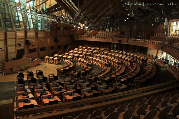 Debate Chamber of Scottish Parliament 